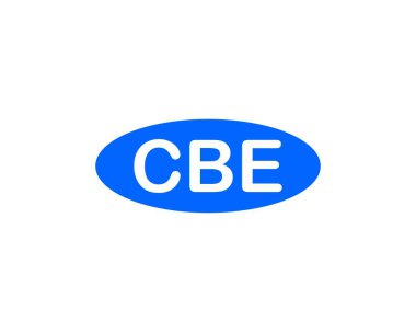 CBE logo tasarım vektör şablonu. CBE