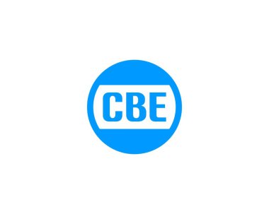 CBE logo tasarım vektör şablonu. CBE