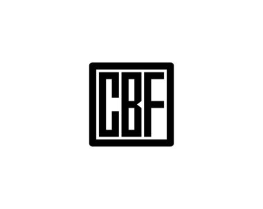 CBF logo tasarım vektör şablonu. CBF