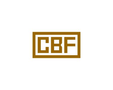 CBF logo tasarım vektör şablonu. CBF