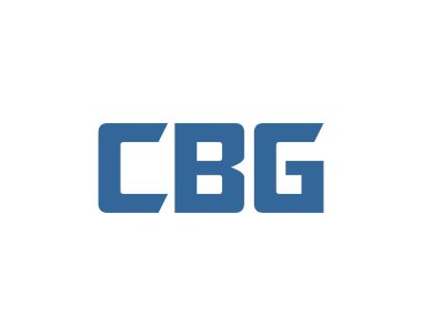 CBG Logo tasarım vektör şablonu. CBG