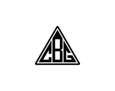 CBG Logo tasarım vektör şablonu. CBG