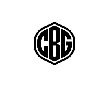 CBG Logo tasarım vektör şablonu. CBG