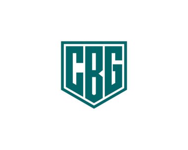 CBG Logo tasarım vektör şablonu. CBG