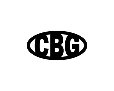 CBG Logo tasarım vektör şablonu. CBG