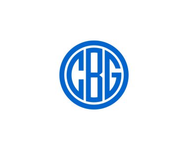 CBG Logo tasarım vektör şablonu. CBG