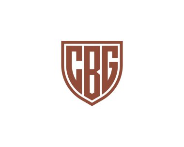CBG Logo tasarım vektör şablonu. CBG