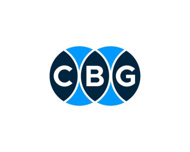 CBG Logo tasarım vektör şablonu. CBG