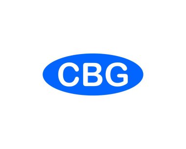 CBG Logo tasarım vektör şablonu. CBG