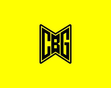 CBG Logo tasarım vektör şablonu. CBG