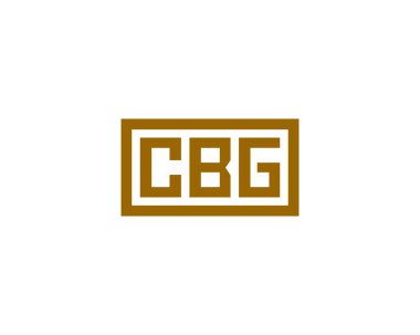 CBG Logo tasarım vektör şablonu. CBG