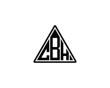 CBH logo tasarım vektör şablonu. CBH