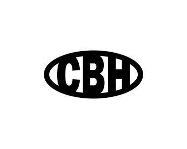 CBH logo tasarım vektör şablonu. CBH
