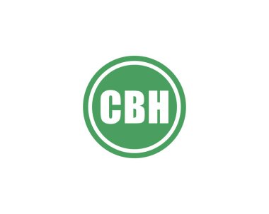 CBH logo tasarım vektör şablonu. CBH