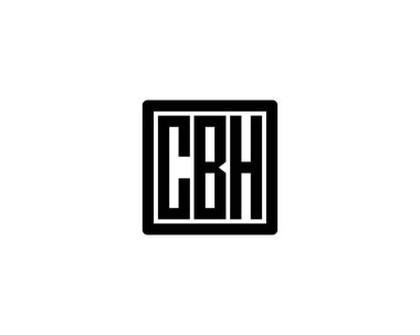 CBH logo tasarım vektör şablonu. CBH