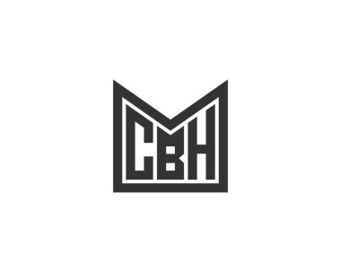 CBH logo tasarım vektör şablonu. CBH