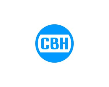 CBH logo tasarım vektör şablonu. CBH
