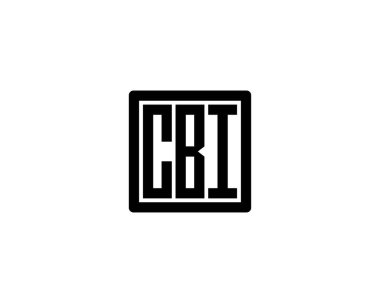 CBI logo tasarım vektör şablonu. CBI