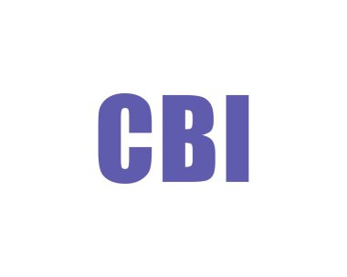 CBI logo tasarım vektör şablonu. CBI