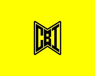 CBI logo tasarım vektör şablonu. CBI