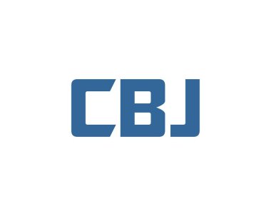 CBJ logo tasarım vektör şablonu. CBJ