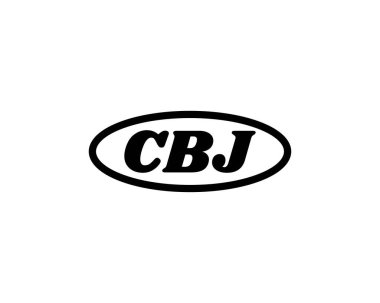 CBJ logo tasarım vektör şablonu. CBJ