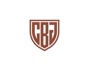 CBJ logo tasarım vektör şablonu. CBJ