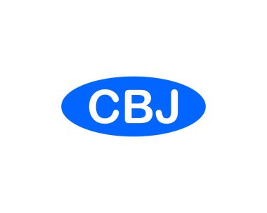 CBJ logo tasarım vektör şablonu. CBJ