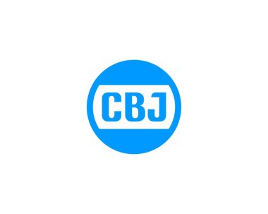 CBJ logo tasarım vektör şablonu. CBJ