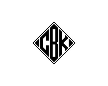CBK Logo tasarım vektör şablonu. CBK