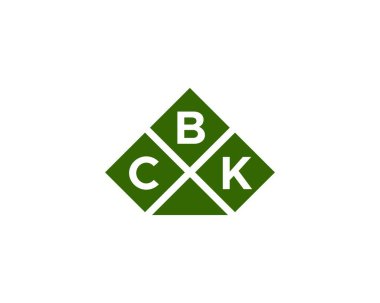 CBK Logo tasarım vektör şablonu. CBK
