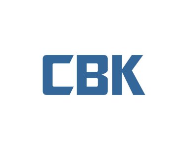 CBK Logo tasarım vektör şablonu. CBK