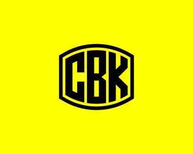 CBK Logo tasarım vektör şablonu. CBK