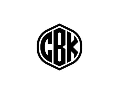 CBK Logo tasarım vektör şablonu. CBK
