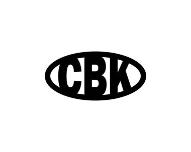 CBK Logo tasarım vektör şablonu. CBK