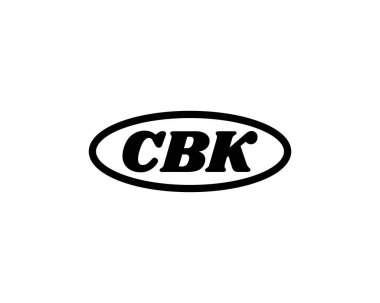 CBK Logo tasarım vektör şablonu. CBK