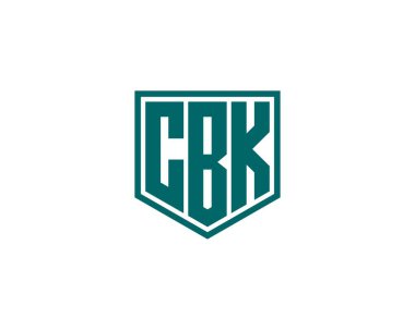 CBK Logo tasarım vektör şablonu. CBK