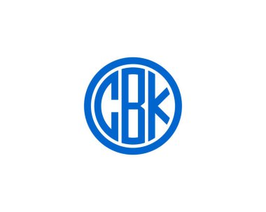 CBK Logo tasarım vektör şablonu. CBK