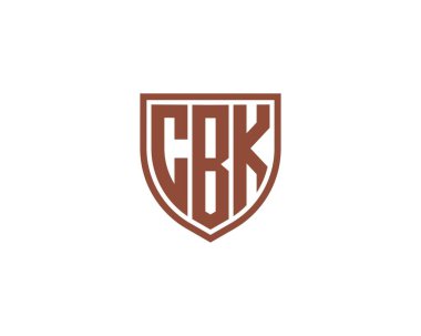 CBK Logo tasarım vektör şablonu. CBK