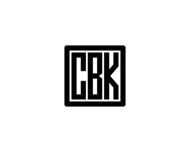 CBK Logo tasarım vektör şablonu. CBK