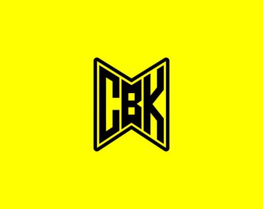 CBK Logo tasarım vektör şablonu. CBK