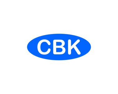 CBK Logo tasarım vektör şablonu. CBK