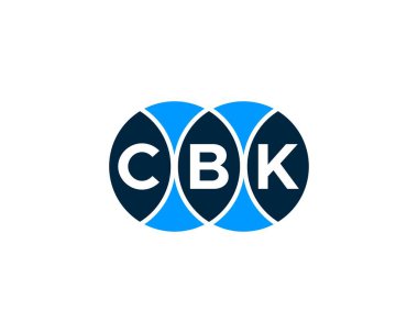 CBK Logo tasarım vektör şablonu. CBK