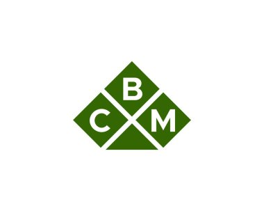 CBM logo tasarım vektör şablonu. CBM