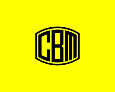 CBM logo tasarım vektör şablonu. CBM