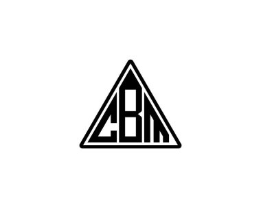 CBM logo tasarım vektör şablonu. CBM