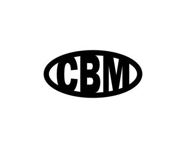 CBM logo tasarım vektör şablonu. CBM