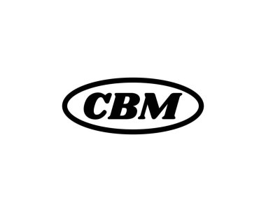 CBM logo tasarım vektör şablonu. CBM