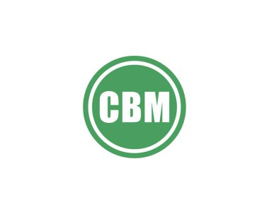 CBM logo tasarım vektör şablonu. CBM