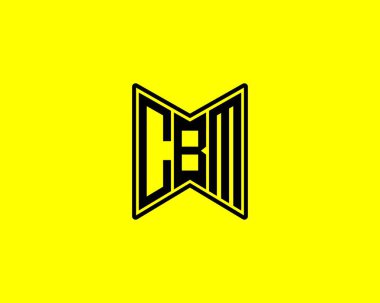 CBM logo tasarım vektör şablonu. CBM